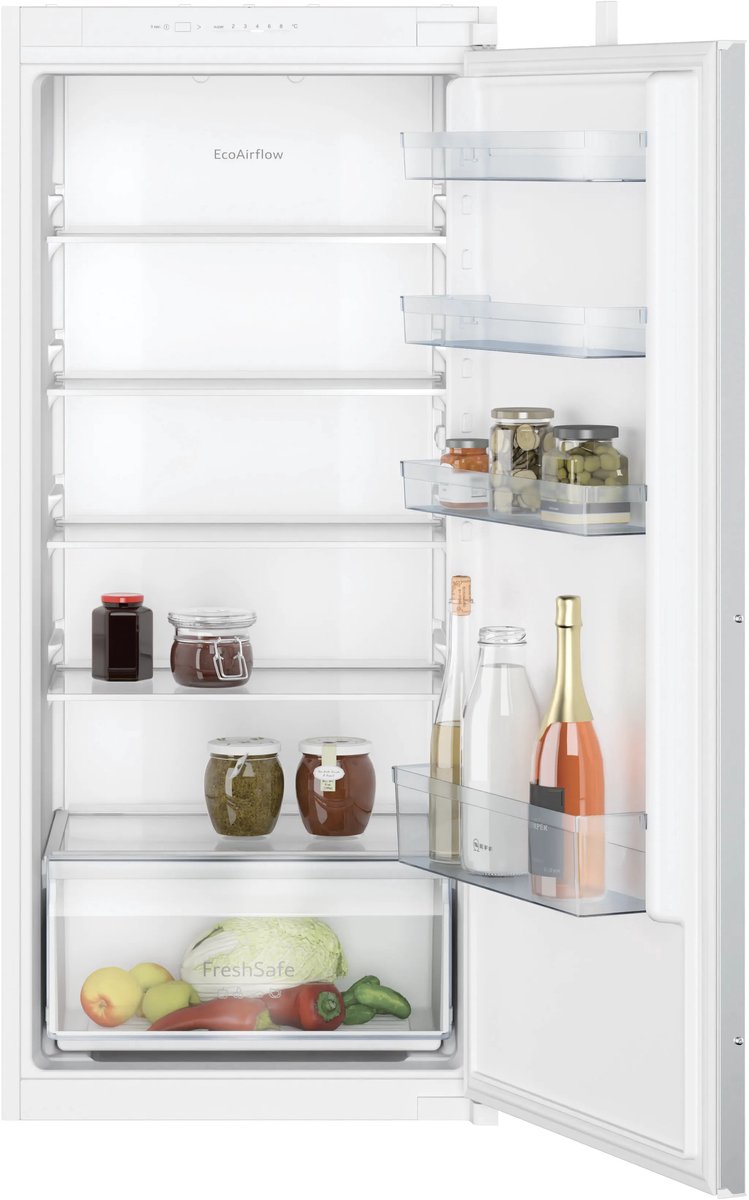 NEFF KI1411SE0 Inbouw Koelkast 122 cm Sleepdeur 204 Liter Energieklasse E