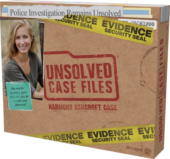 Goliath Unsolved Case Files - Harmony Ashcroft - Escape Game - Familiespel - Denkspel - Kun jij het mysterie oplossen? (Nederlandstalig)