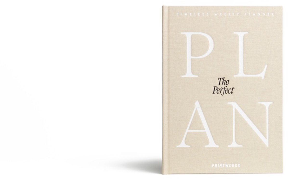 Printworks Weekplanner - The Perfect Plan - Beige