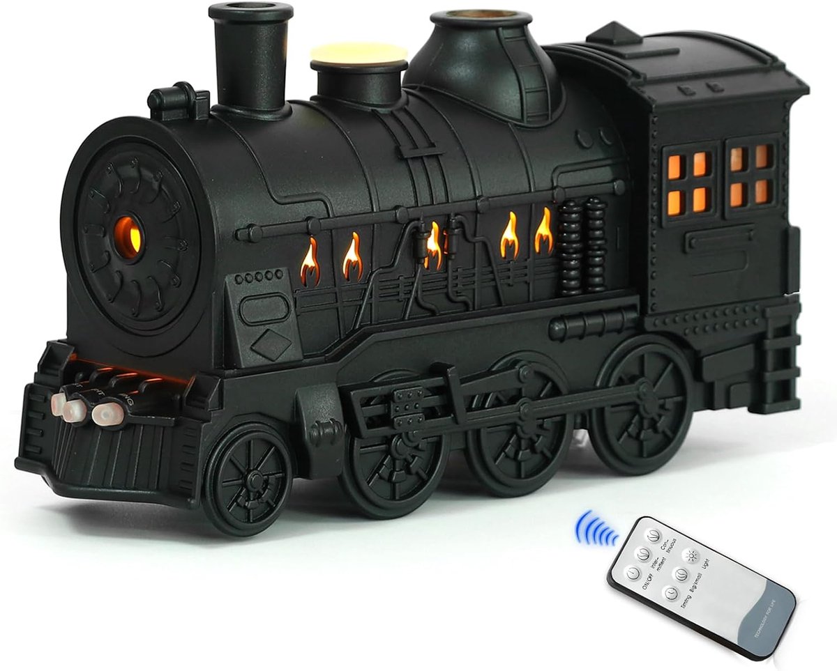 Aromatherapie Diffuser 300ml met Afstandsbediening - Geurige Luchtbevochtiger met LED Licht en Mist Modi