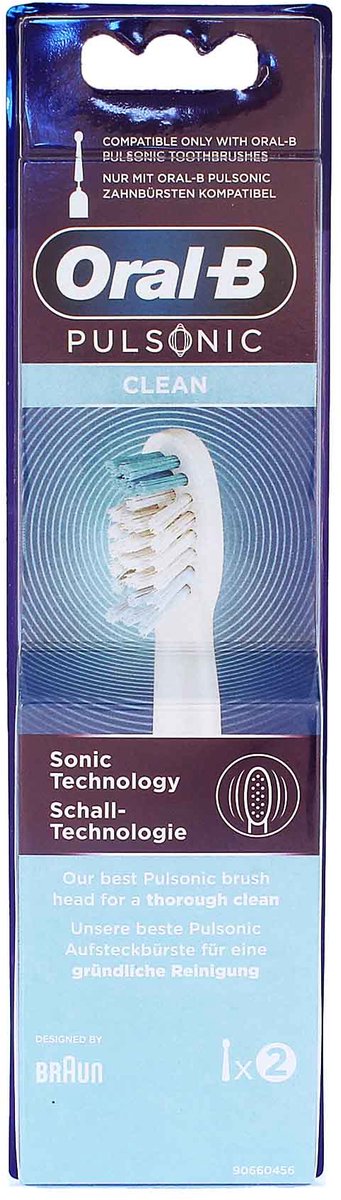 Braun Oral-B opzetborstels Pulsonic Clean 2 stuks