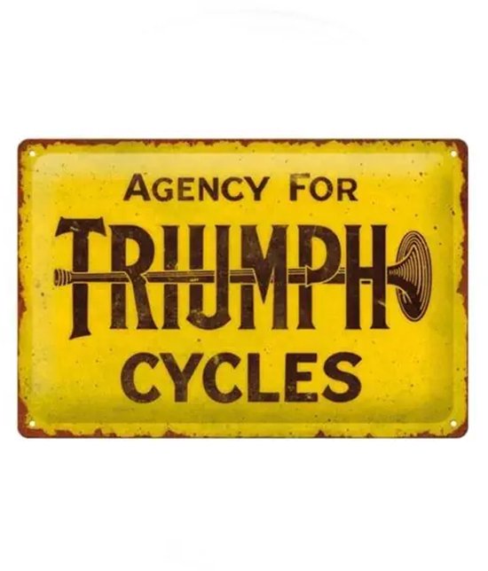 Metalen bord Tin Sign Indian Motorcycle