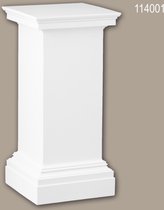 Piédestal de colonne Profhome 114001 Colonne Élement décorative style Néo-Classicisme blanc