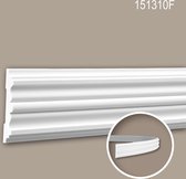 Cimaise 151310F Profhome Moulure décorative flexible design intemporel classique blanc 2 m