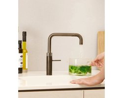 Quooker Fusion Square avec chaudière COMBI+ Robinet 3 en 1 bronze