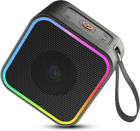 Enceinte sans fil Bluetooth à LED 20W Noir - IBIZA SOUND - BULLET20