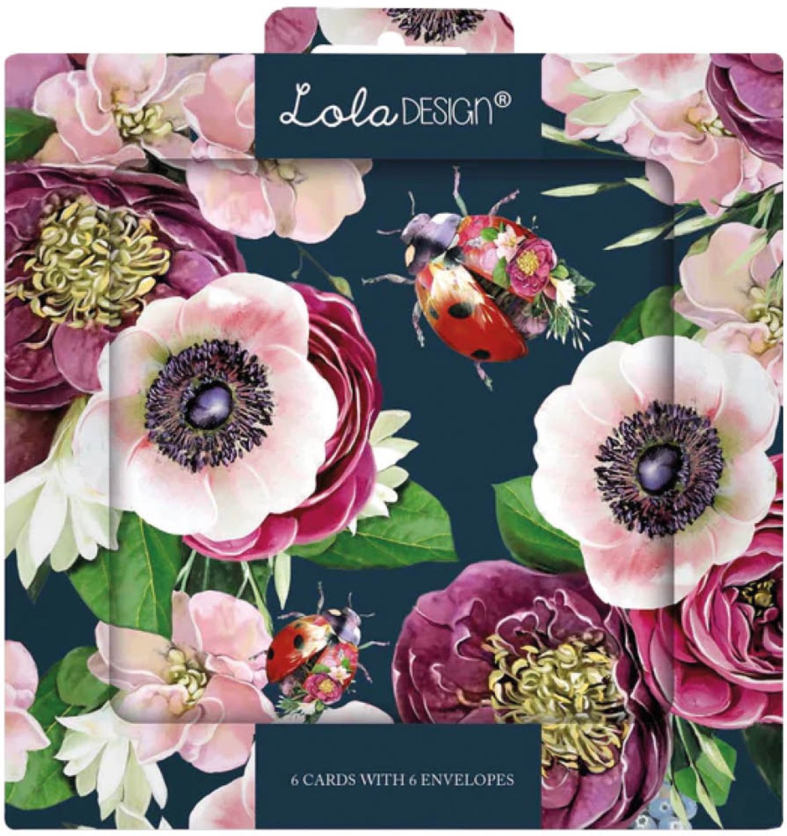 Lola kaartenmapje - Everyday Ladybird (6 kaarten en enveloppen)