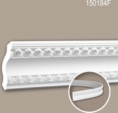 Corniche 150184F Profhome Moulure décorative flexible design intemporel classique blanc 2 m