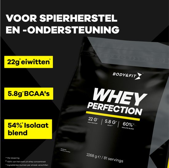 Whey Perfection Whey Protein 2268 gram Banaan en Creatine Monohydraat 250 gram Bundel — afbeelding 3
