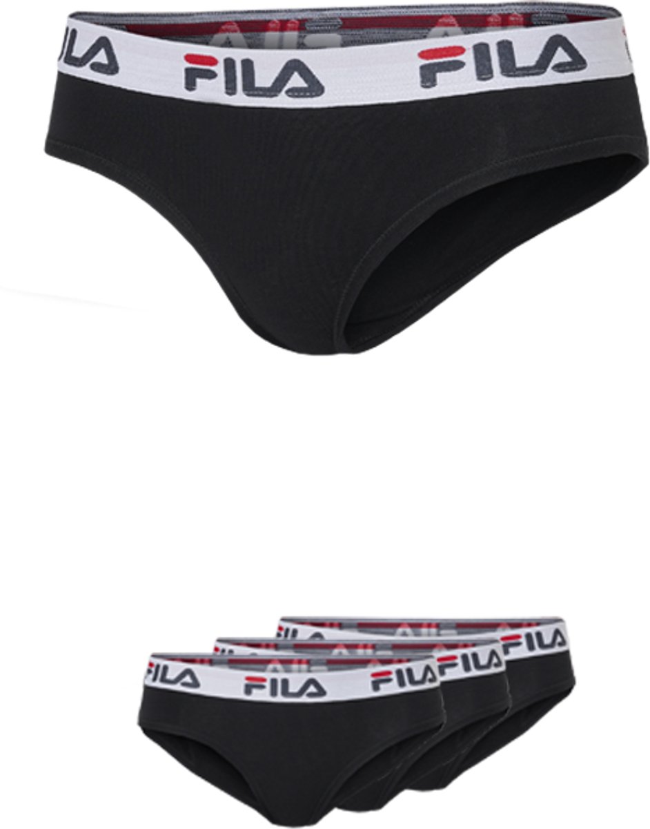 Fila Urban Brief Slip - Maat L - 3 Pack - Zwart