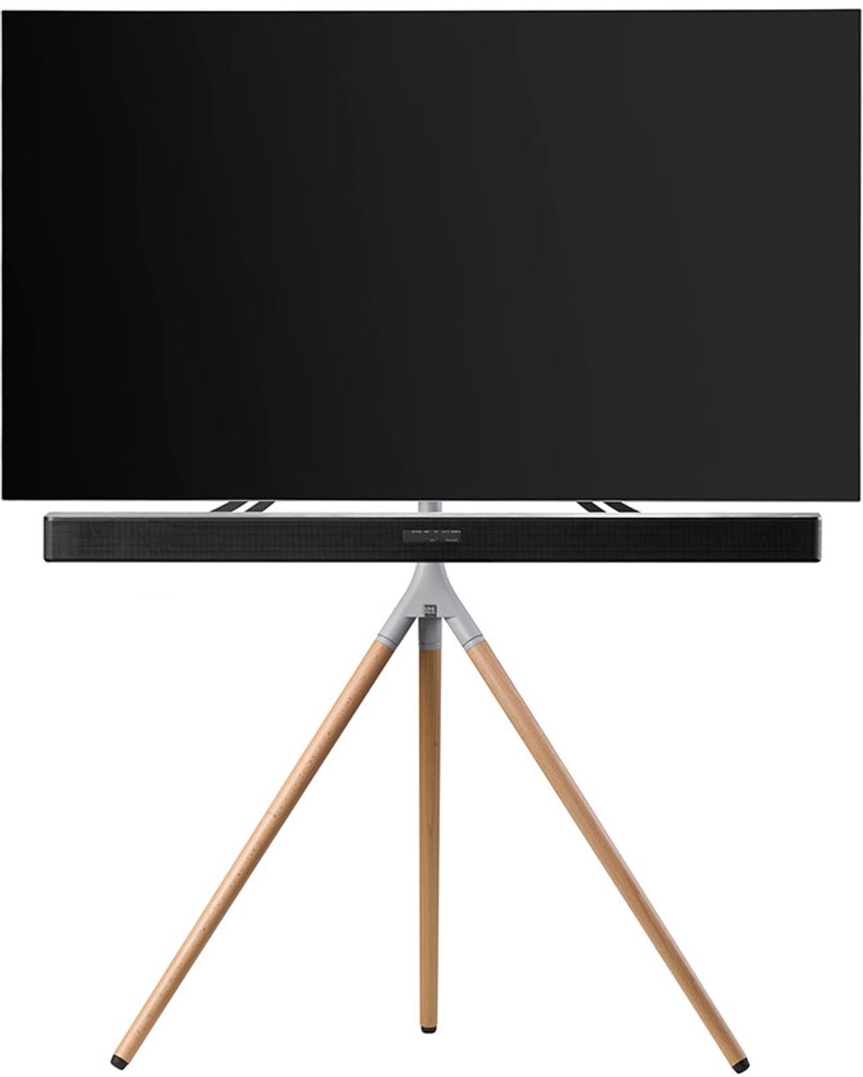 One For All WM7472 Vesa 400 Tripod TV standaard - eiken