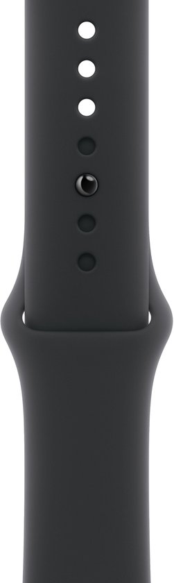 Apple Watch Series 10 - Wifi - 42mm - Zwarte Aluminium Case met Zwart Sportbandje - S/M