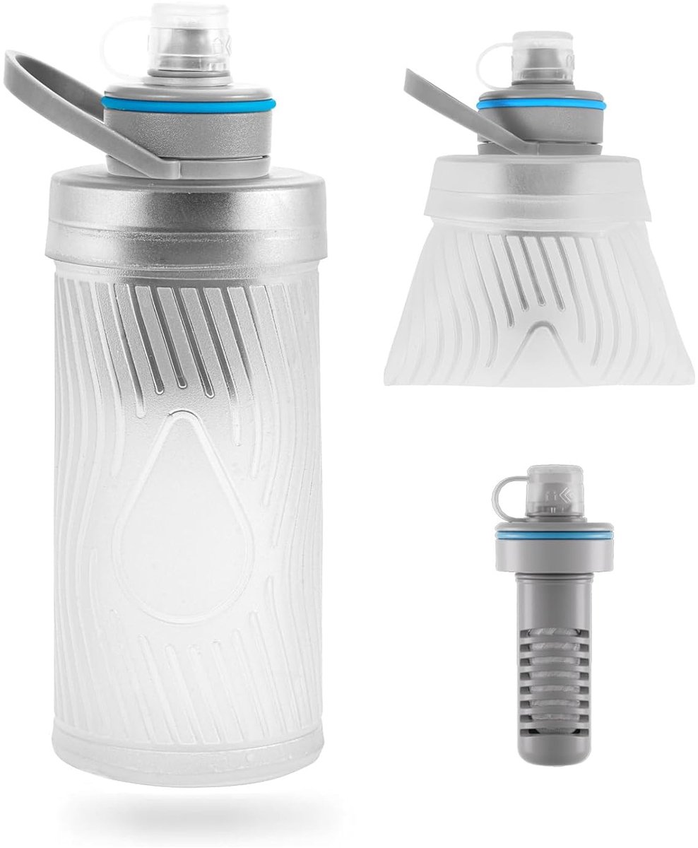 Opvouwbare Drinkwaterfilter - Outdoor Survival - 700 ml - Wit