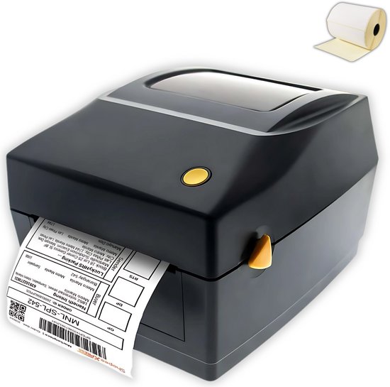 Foto: Dymo letratag lt 100h labelprinter labelmaker met abc toetsenbord voor thuis en op kantoor blauw