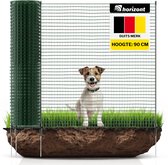 Arebos Mobiel Tuinhek 15m - Flexibel Afsluitnet 90cm Hoog Met 9 Palen Voor Honden, Kippen En Dieren