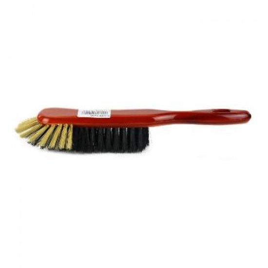 Bobrush handveger hout gelakt zwart haar