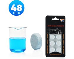 Ruitenwisservloeistof - Tabletten - Ruitensproeiervloeistof - Ruitenwisservloeistof concentraat - Ruitenwisservloeistoffen - 12 tabletten - 48 liter