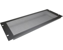 Penn Elcom R1286/4UVk frontplaat, staal, ventilatie, omgezet, 4 HE