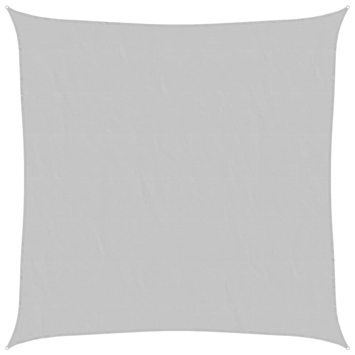 Stylish light grey polyester oxford Zonnezeil (sun sail) measuring 2.5x2.5 meters by The Living Store for outdoor decor.