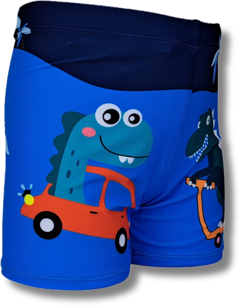 NiSy.nl Dino in Auto Zwembroek | Zwemshort | Jongens | — afbeelding 4