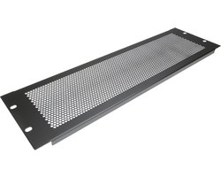 Penn Elcom R1286/3UVk frontplaat, staal, ventilatie, omgezet, 3 HE