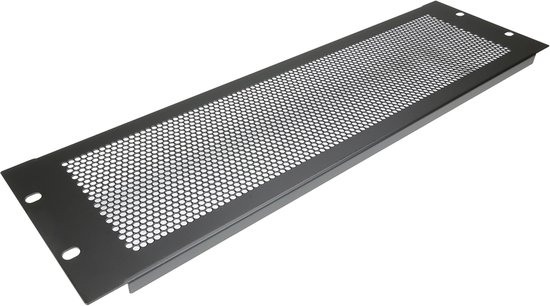 Plaque frontale Penn Elcom R1286/3UVk, acier, ventilation, convertie, 3U