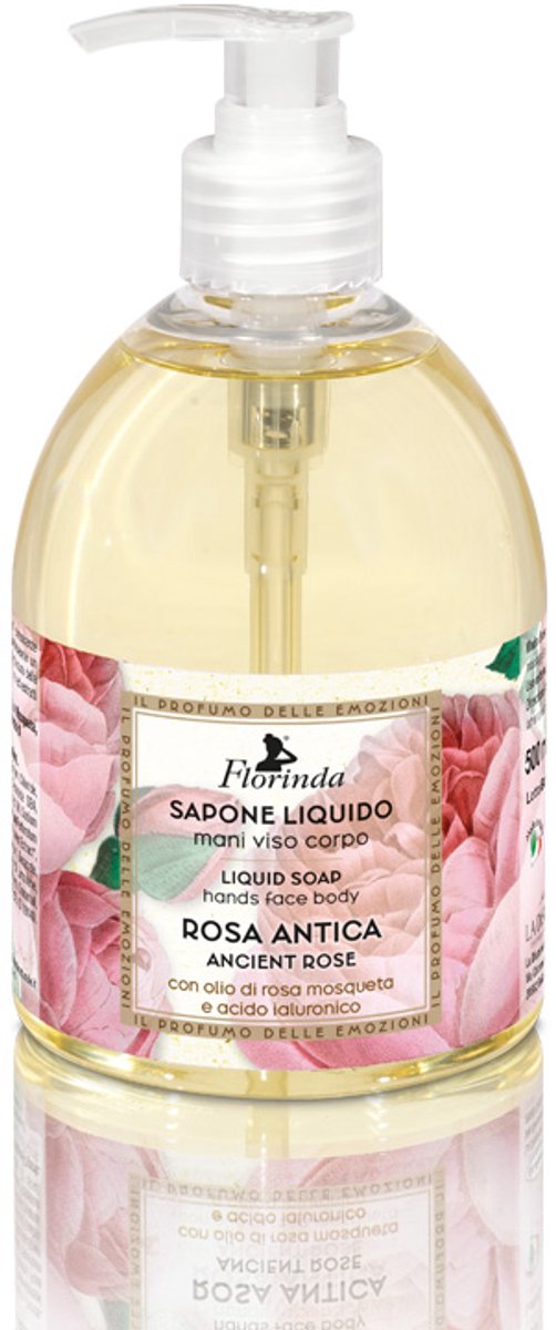 Florinda Emozione Rosa Antica vloeibare zeep 500 ml