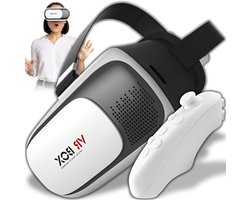 Virtual Reality Glasses for 3.5-6.3 Inch Smartphone with Remote Control and 360° Viewer VR Headset - Compatible with Android iOS iPhone Samsung Moto LG Huawei Asus VR Accessories