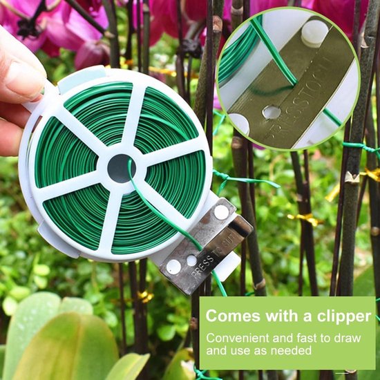 LITES UP 24' Green Wire Tie Dispenser, With Cutter | Home Hardware