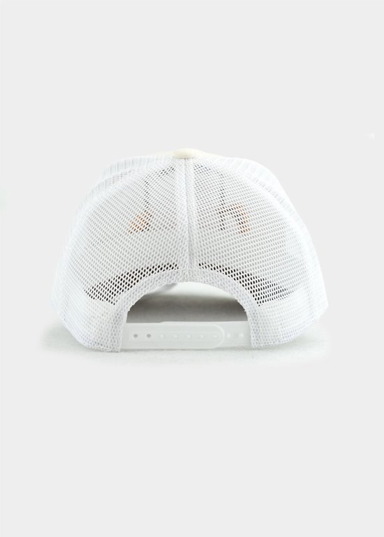 Fifi Brindacier / Pippilotta - Casquette de baseball vintage au look rétro pour adultes - Courbée - blanc/marron - Casquettes bavaroises - 58 cm