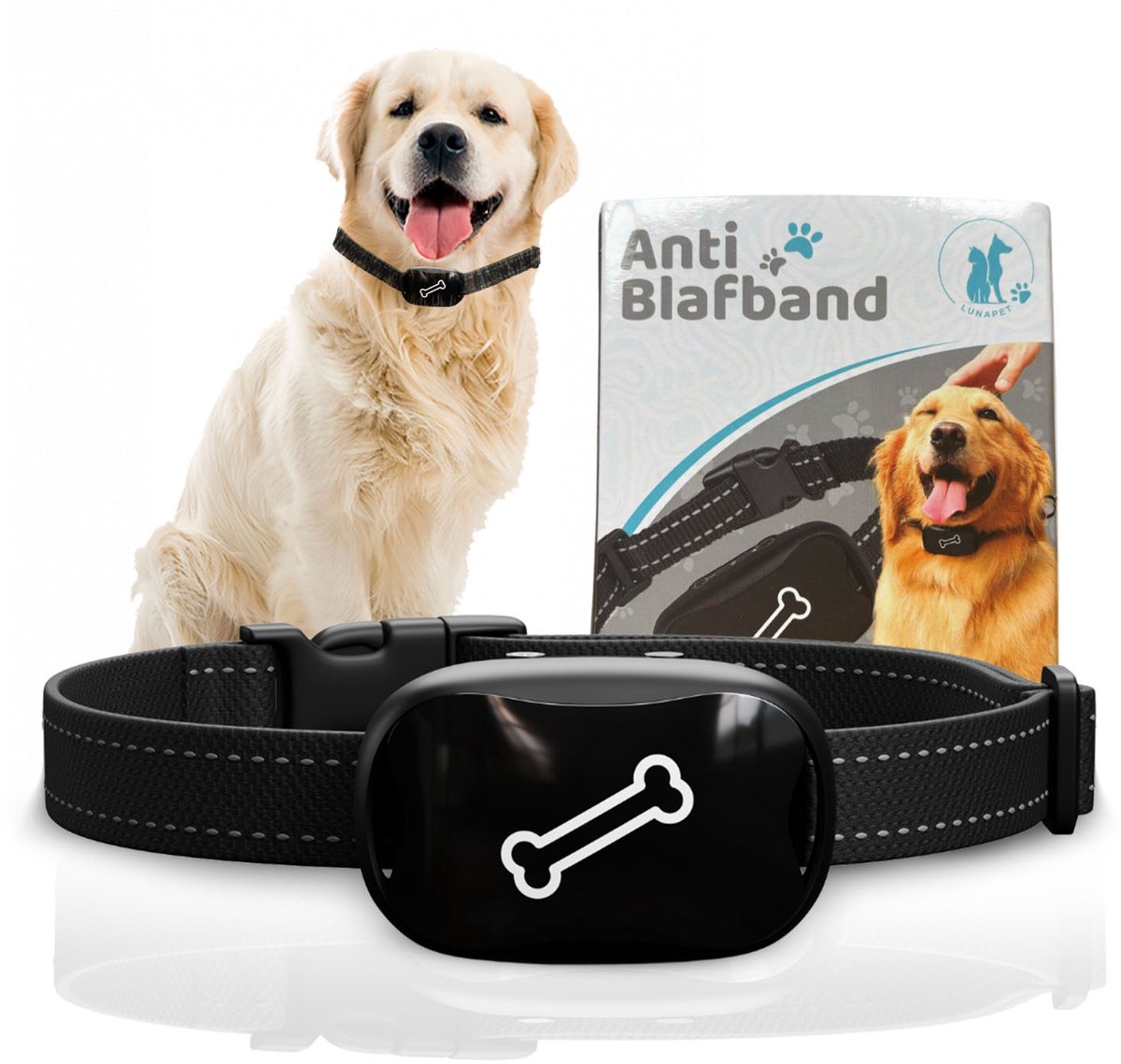 LunaGood® Anti Blafband - 7 Standen - Oplaadbaar - Zwart