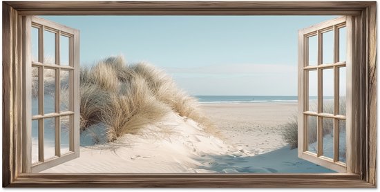Crédence de Cuisinière en Aluminium 120x60 cm - Vue - Tallgrass - Dunes - Mer - Paysage - Écran Pare-éclaboussures pour Plaque de Cuisson - Protection Murale