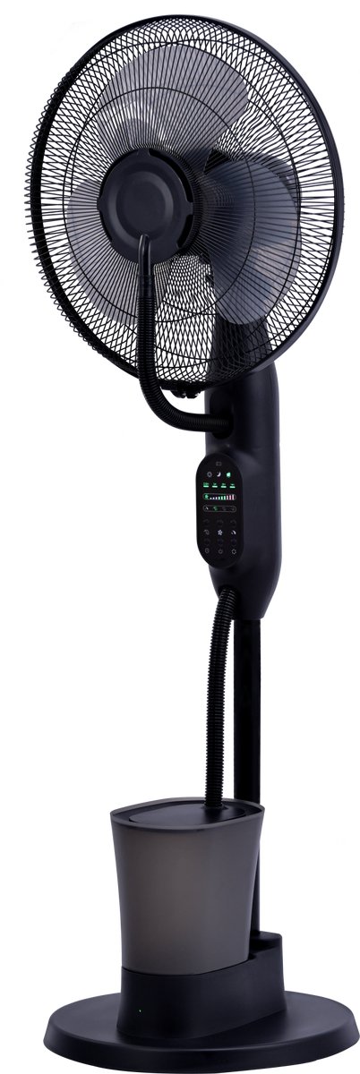 A-Flow CoolCloud Mistventilator - Ventilator met water - Ventilator met waternevel - Luchtbevochtiger - Afstandsbediening - 3 Windsnelheden - Zelfdraaiend - Timer - 3 Windmodi