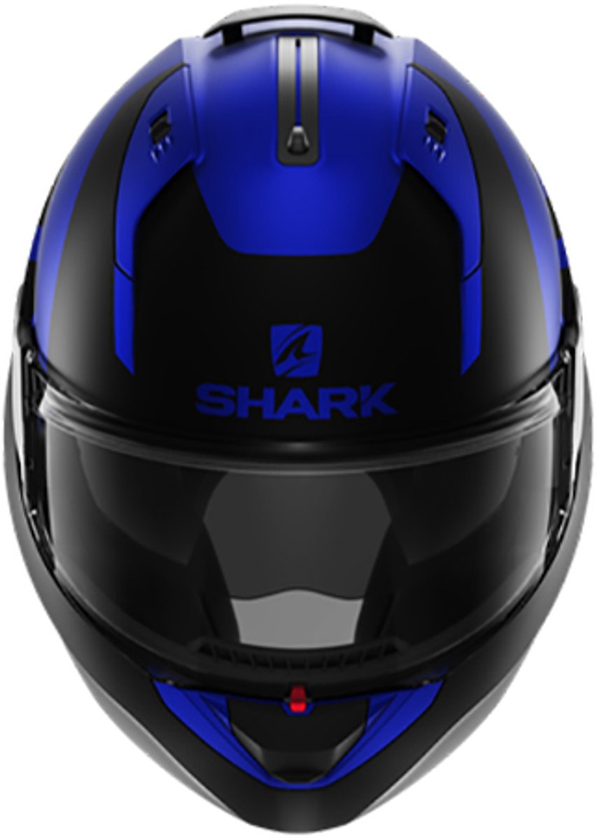 SHARK EVO ES KEDJE Motorhelm Systeemhelm Mat Blauw Zwart Blauw - Maat S – foto 7