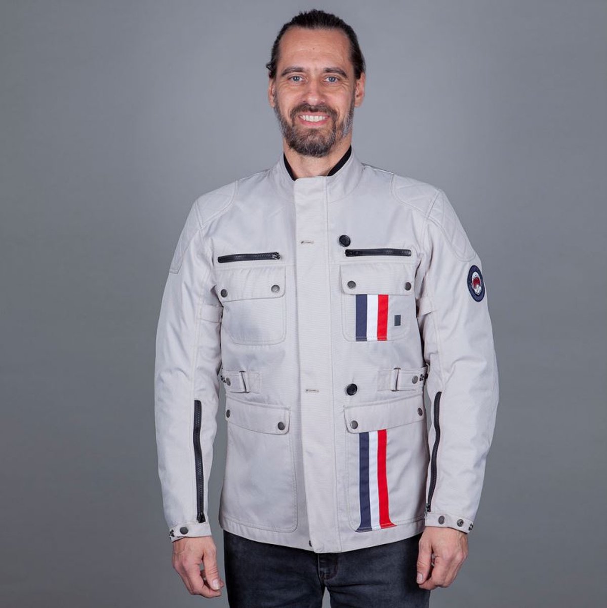 Helstons Hoggar Fabrics Jas Zilver - Jas