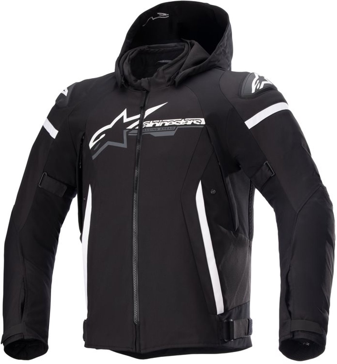 Alpinestars Zaca Waterproof Jas Zwart Wit - Jas