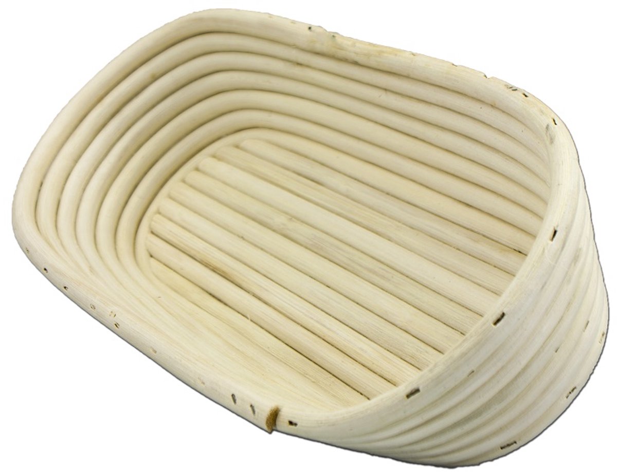 BrandNewCake® Rijsmandje Riet Ovaal 1000g (33x135cm) - Banneton voor Deeg Rijzen en Brood Bakken