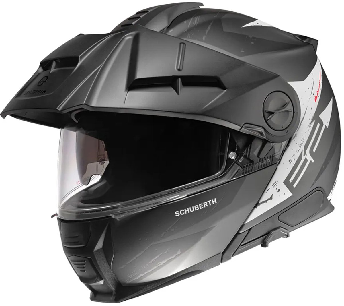 Schuberth E2 Explorer Grey Modular Helmet 2XL - Maat 2XL - Helm