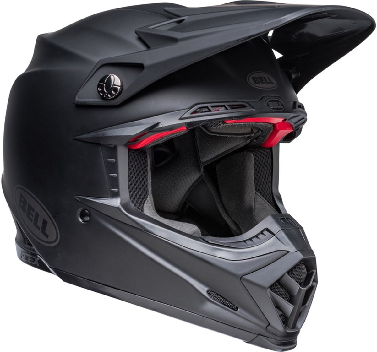 Bell Moto-9S Flex Solid Mat Zwart Integraalhelm - Helm