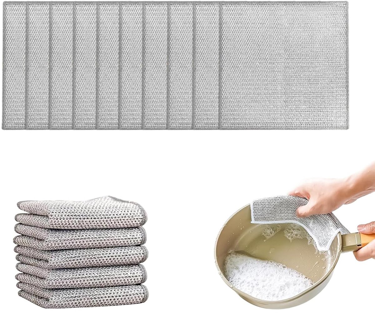 My Ninki ® Veelzijdige Herbruikbare Microvezeldoeken voor Keuken en Huishoudelijk Gebruik - 15 Stuks