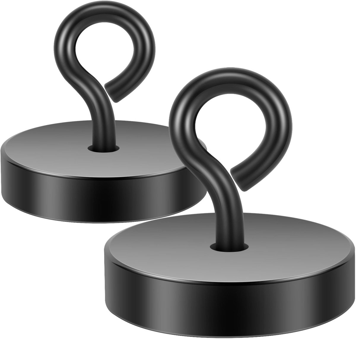 My Ninki ® Extra Sterke Magnetische Haken met Ringschroef voor Zware Belastingen en Cruise Cabines