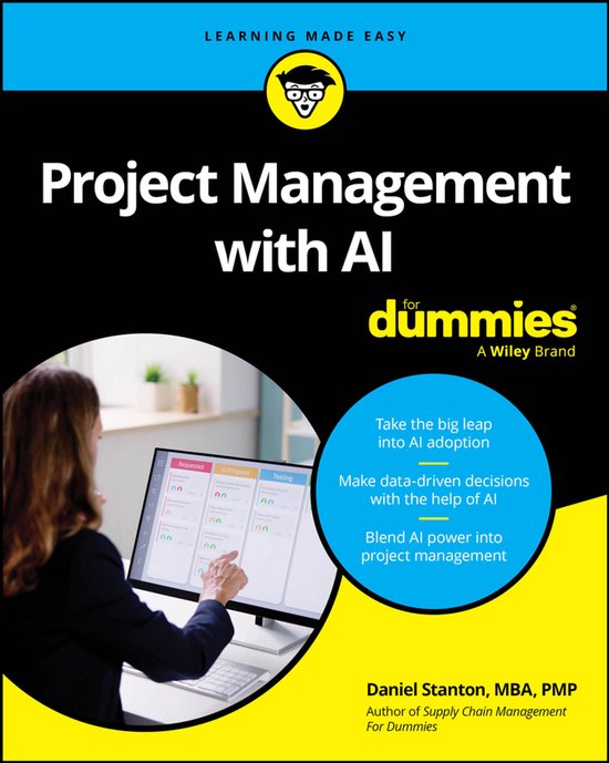 Project Management with AI For Dummies - cover