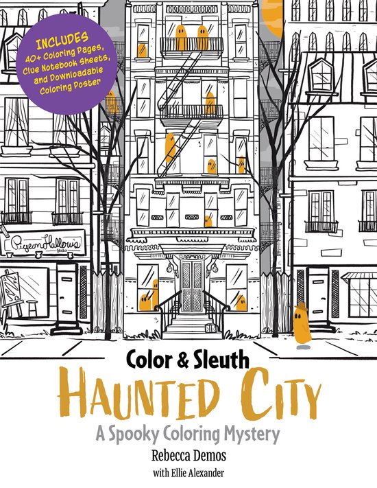 Color & Sleuth- Color & Sleuth: Haunted City - cover