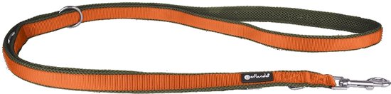 Foto: Petlando magnetech verstelbare hondenlijn olive orange 3m