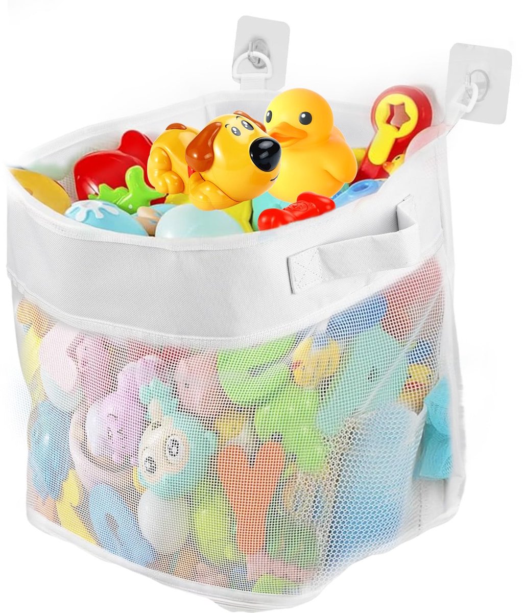 My Ninki ® Badspeelgoed Opbergoplossing met Handige Ophangmogelijkheden voor Kinderen en Volwassenen