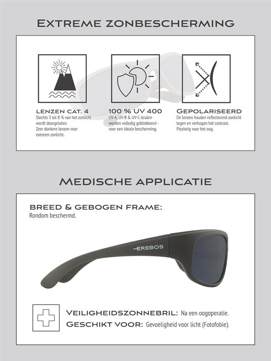 Emporio Armani Zonnebril gepolariseerd EA4224 • Zwart • de Bijenkorf