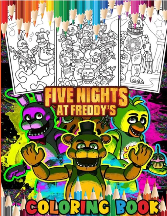 Official Five Nights at Freddy's Coloring Book