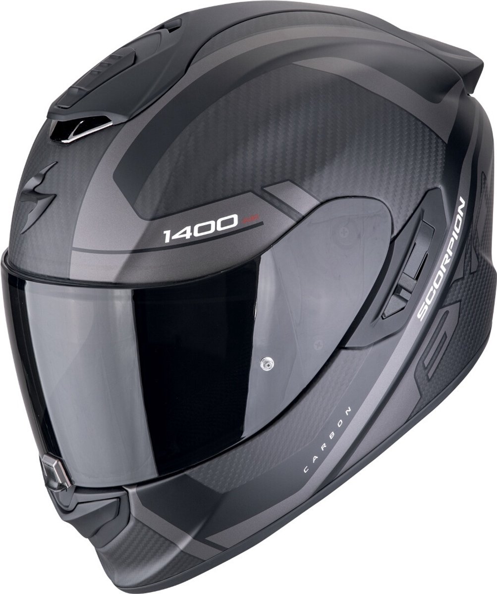 Scorpion EXO-1400 Evo II Carbon Air Enko Zwart Grijs Integraalhelm - Maat L - Helm