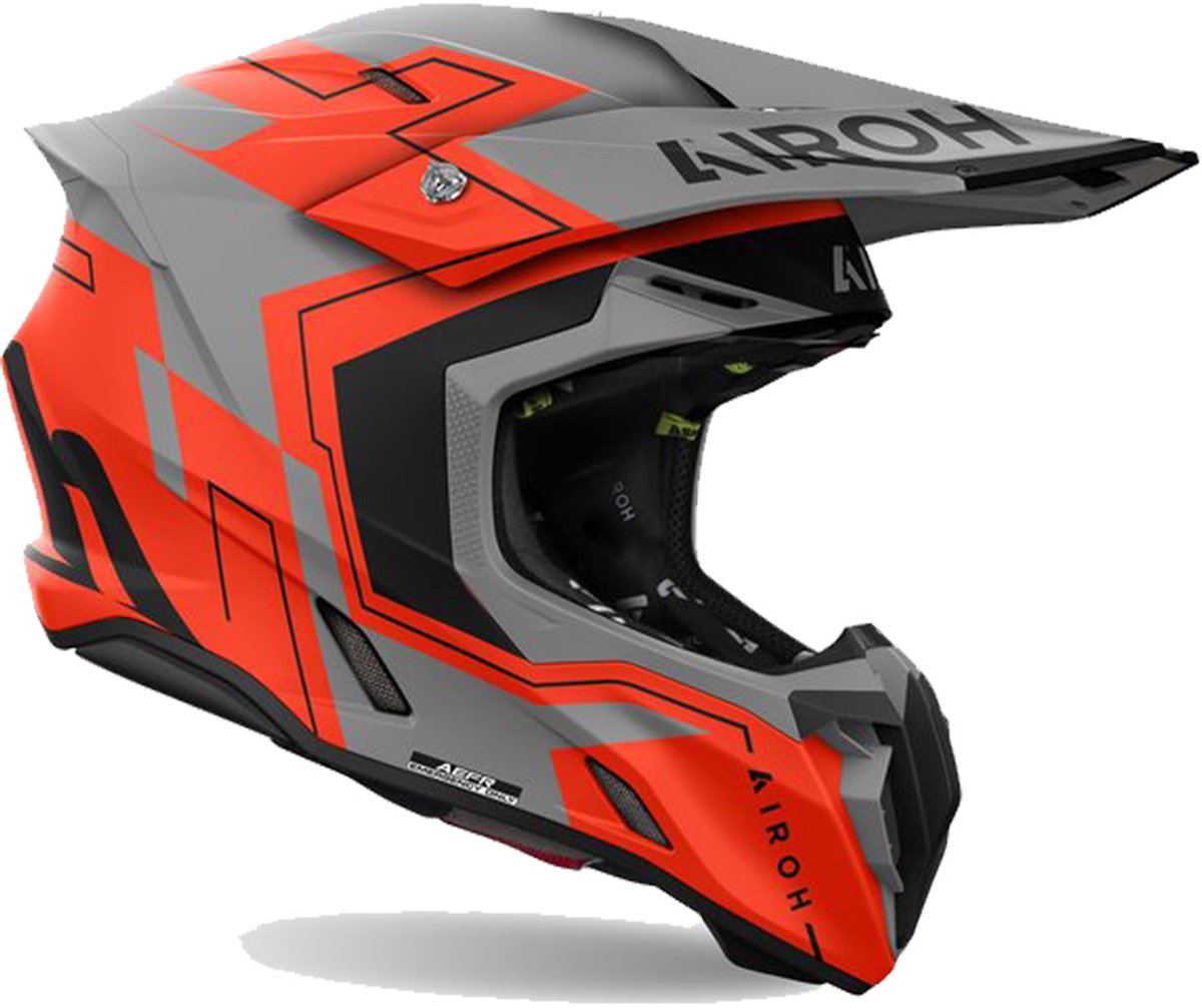 Airoh Twist 3.0 Dizzy Fluorescent Orange 2XL - Maat 2XL - Helm