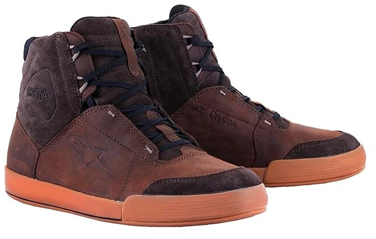 Alpinestars Chrome Crafted Drystar Schoenen Bruin Gum - Laars